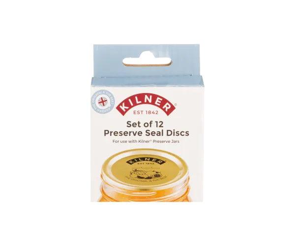 Kilner Set Of 12 Preserve Jar Lid Seals