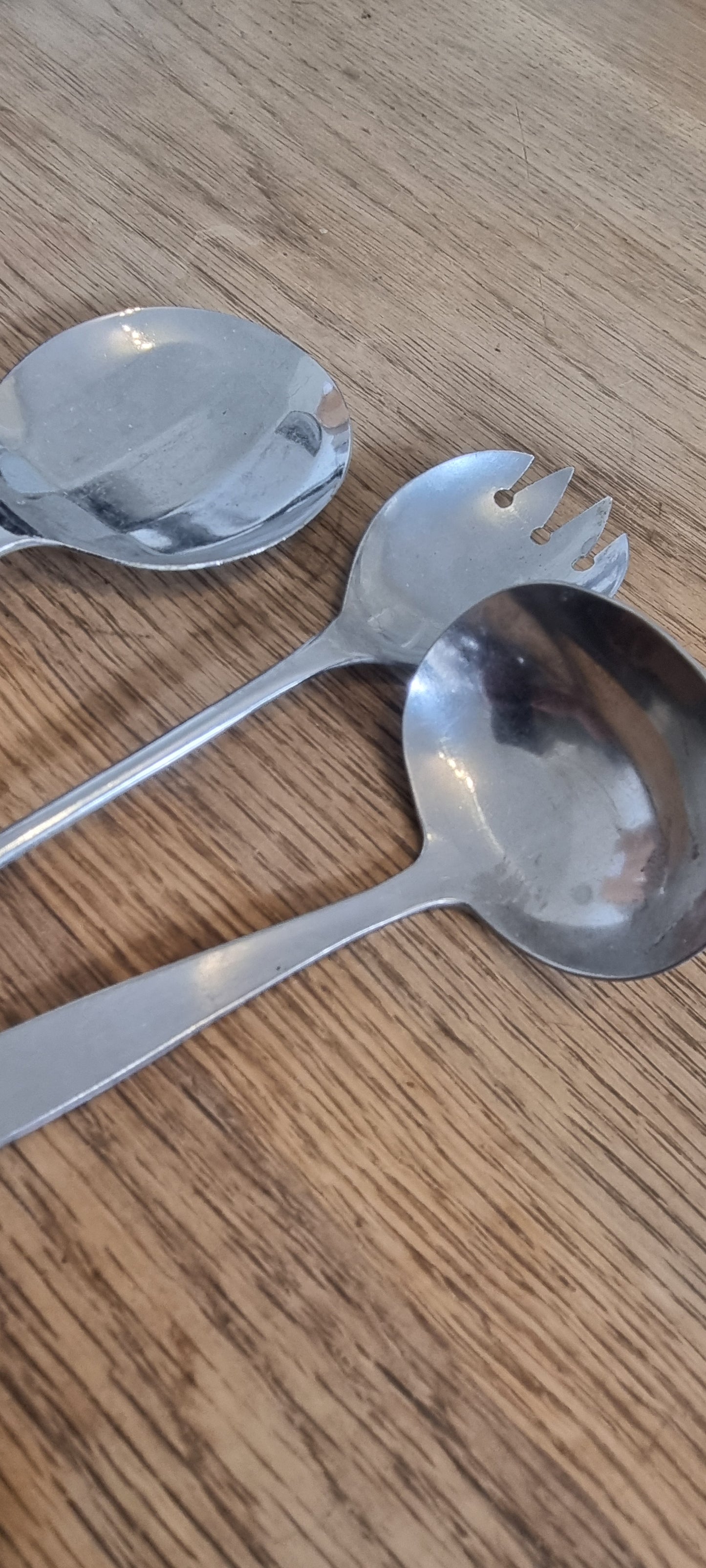 Set of 3 Metal Serving Spoons