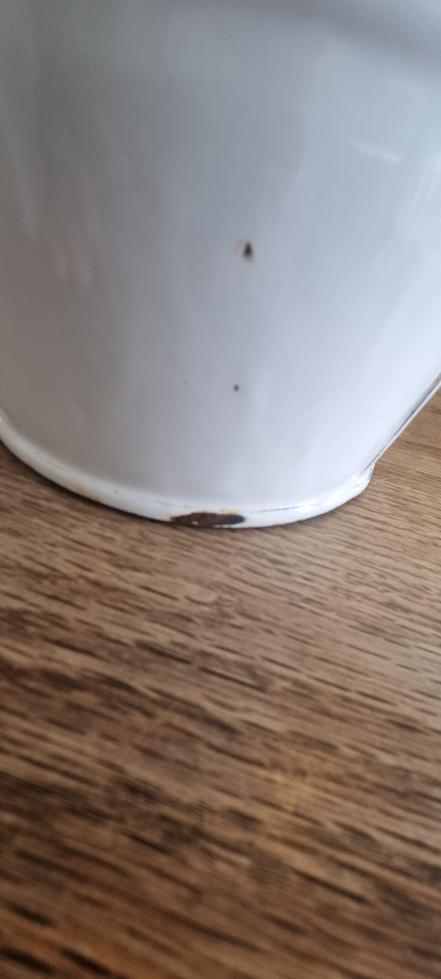 Rustic Vintage Enamel Bucket