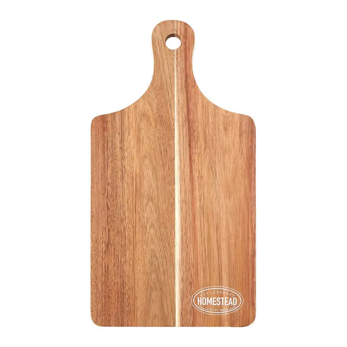 Homestead Acacia Paddle Chopping and Serving Board