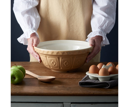Mason Cash Original Cane Mixing Bowl – Classic Ceramic Baking Bowl